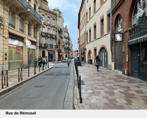 Photographie de la rue de Rémusat